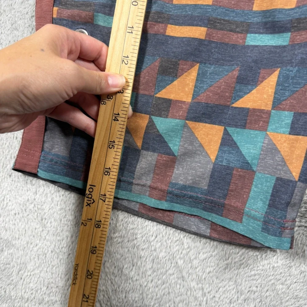 Prana Board Shorts Mens 30 Multicolor Aztec 8